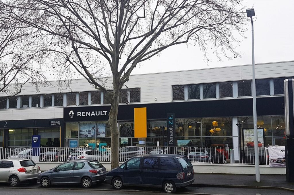 La concession Renault de Nanterre exploitée par LS Group. (Crédit : DR)