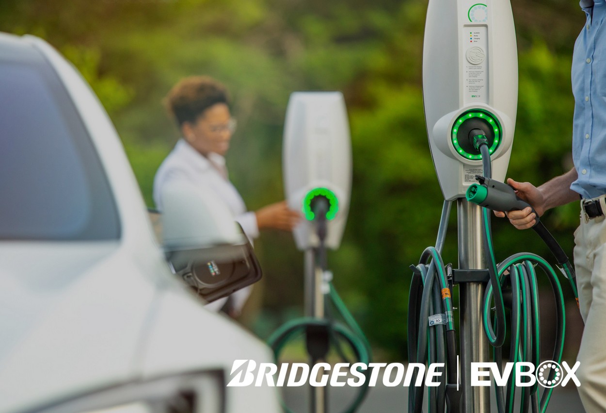 Bridgestone électrifie son réseau avec EVBox