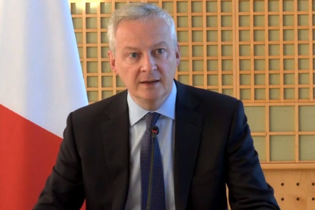 Bruno Le Maire, le 30 septembre 2021, à Bercy