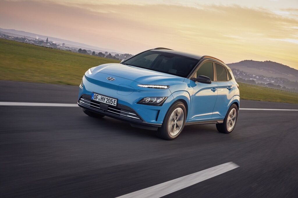 Le Hyundai Kona Electric a représenté 51 % des immatriculations du modèle au premier semestre 2021.