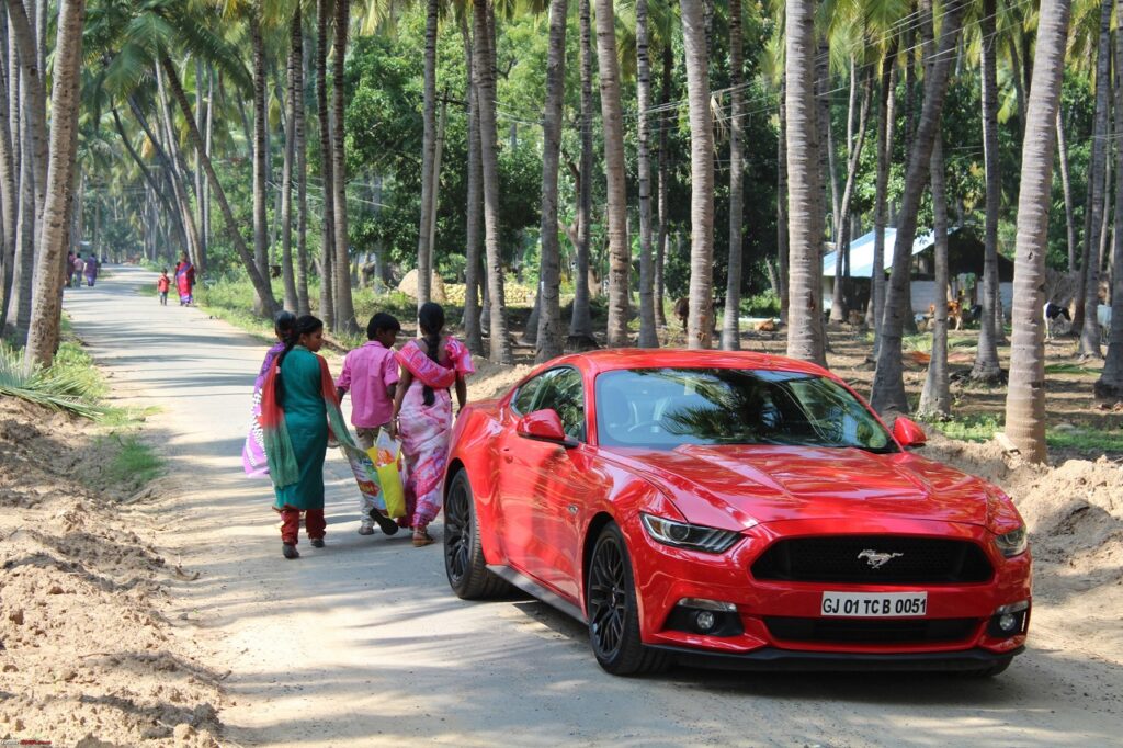 Ford reste sur le marché indien, notamment avec la Mustang.