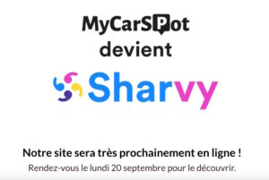 Pour accélérer son développement, MyCarSpot devient Sharvy