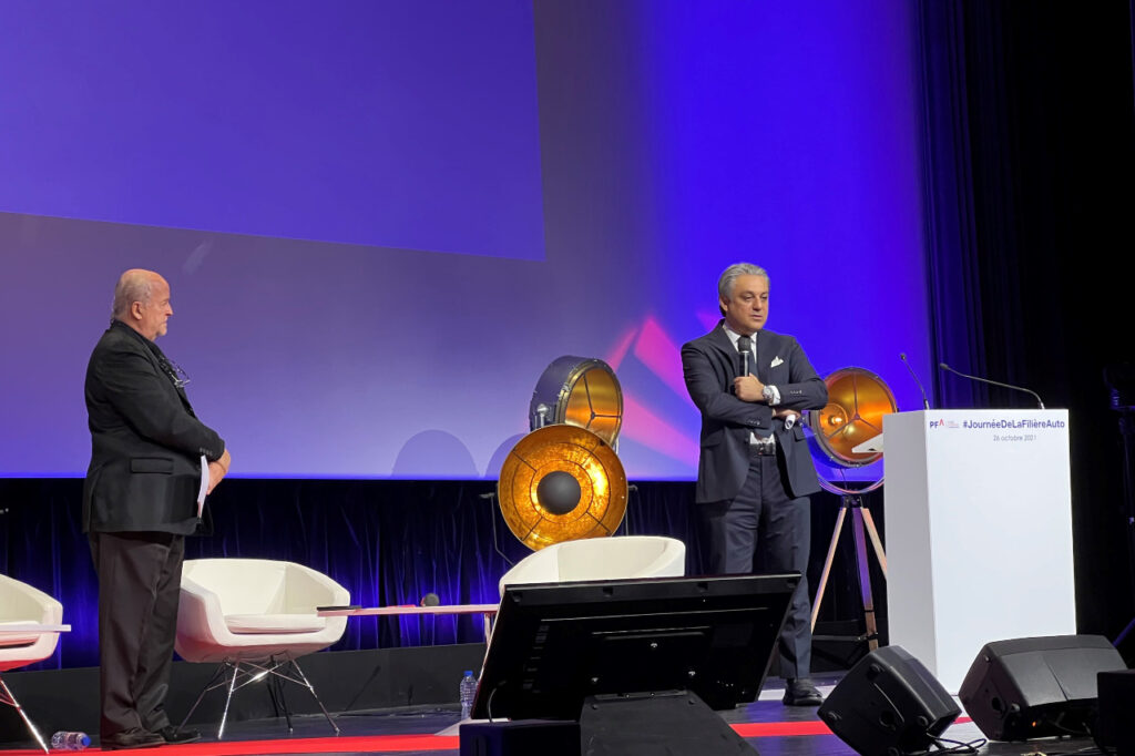 Luca de Meo, directeur général de Renault, était présent à la journée de la filière automobile de la PFA.