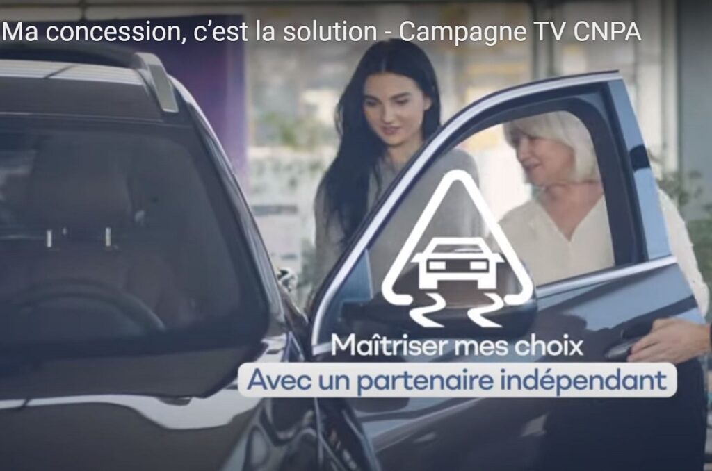 Le CNPA lance une grande campagne de publicité à la télévision, sur internet les réseaux sociaux pour promouvoir le modèle de la concession automobile.