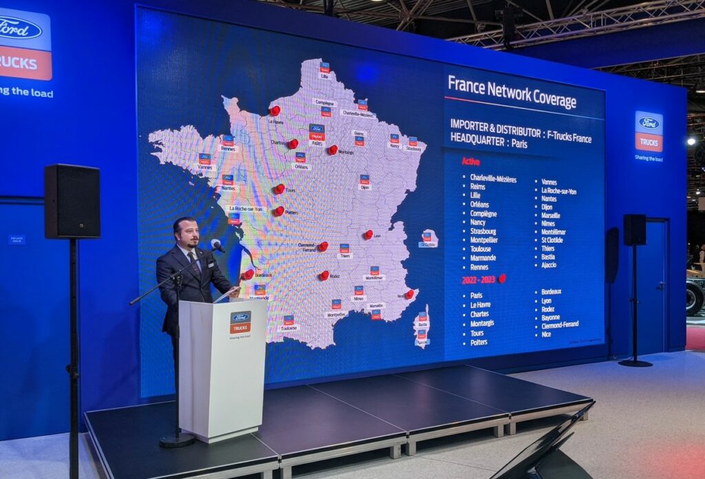 Mustapha Caner Sinanoğlu, directeur général de Ford Trucks, a présenté les ambitions de la marque sur le marché français.