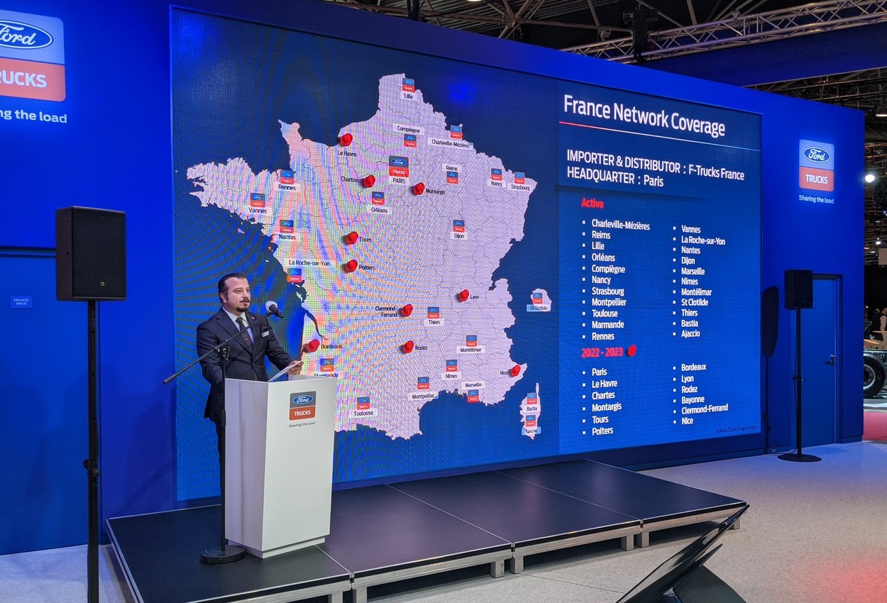 Mustapha Caner Sinanoğlu, directeur général de Ford Trucks, a présenté les ambitions de la marque pour le marché français.