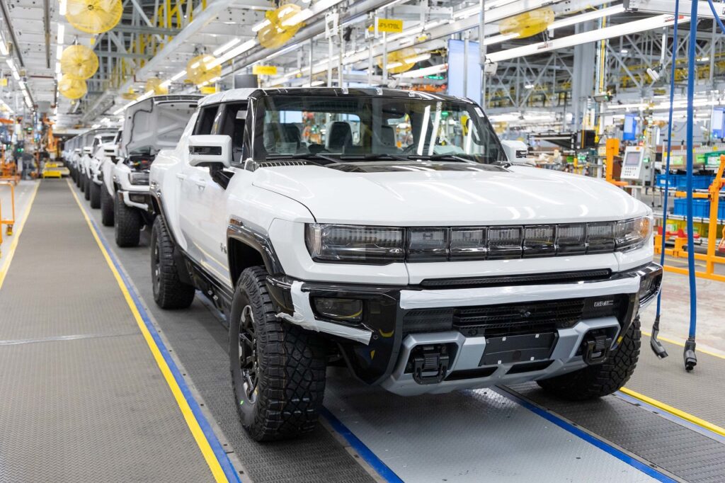 L'usine GM de Hamtramck va produire des pick-up 100 % électrique. (Photo par Jeffrey Sauger for General Motors)