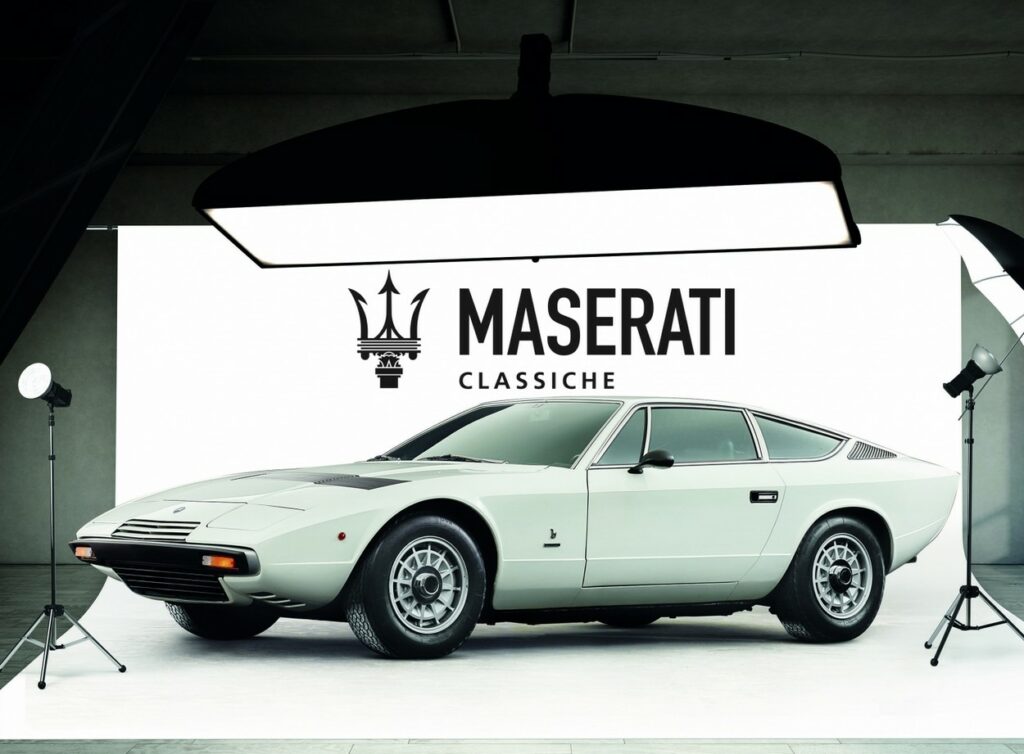 Maserati Classiche associe plusieurs services de maintenance et de restauration ainsi qu’un processus de certification d'authenticité. © Maserati
