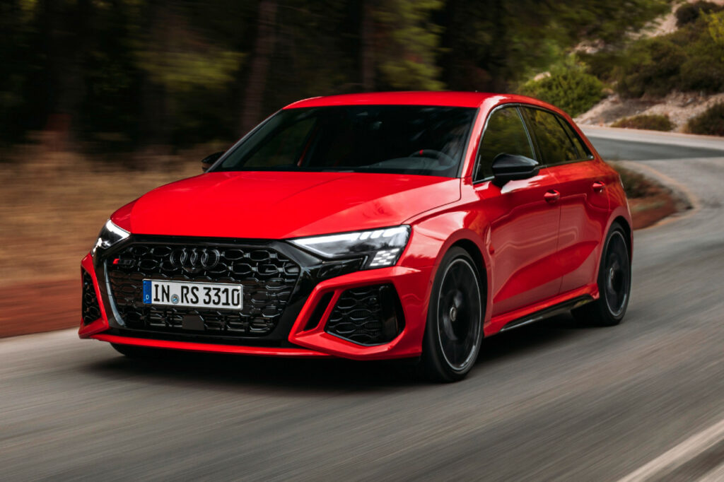 Pour l'année 2022, Audi France devrait livrer 300 RS3.  