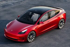 Les Tesla Model 3 de G7 à l