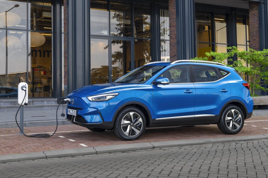 MG est la marque dont la part d'électrique est la plus importante dans ses ventes.