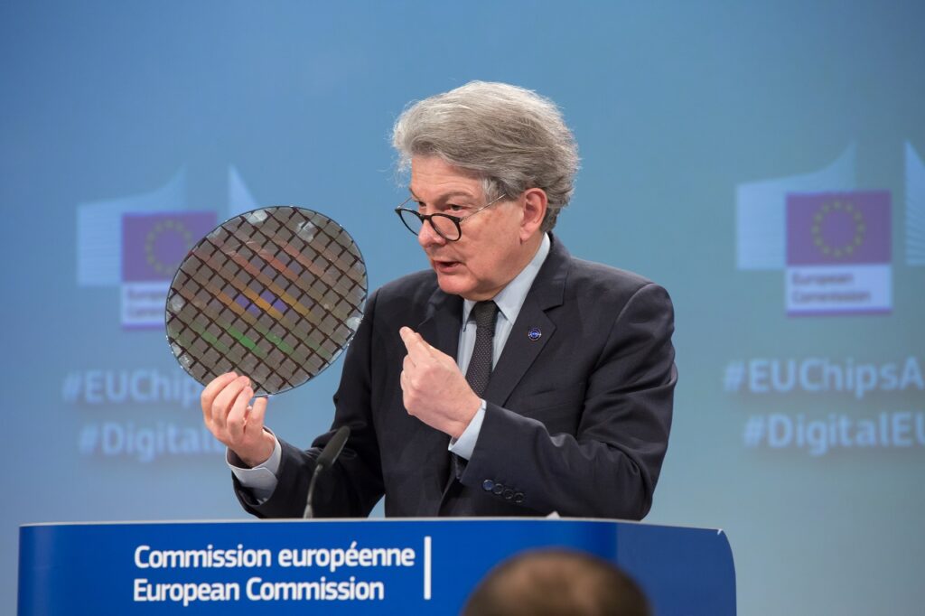 Thierry Breton, commissaire européen au marché intérieur, le 8 février 2022. © Union européenne. 
