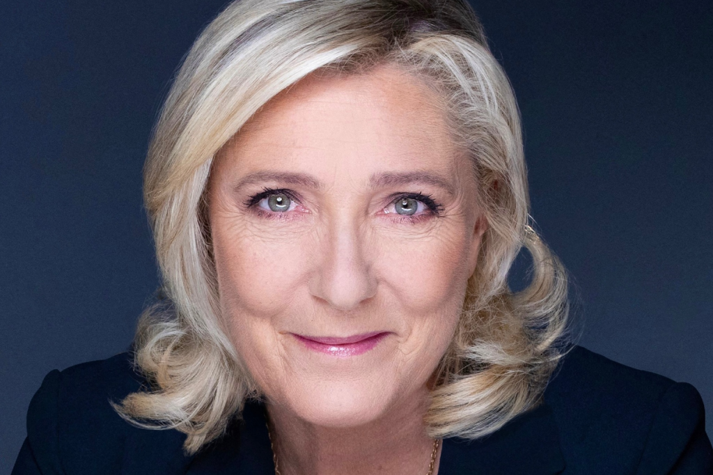 Marine Le Pen, candidate Rassemblement National (RN) à l'élection présidentielle. (Photo tirée de l'affiche de campagne de la candidate)