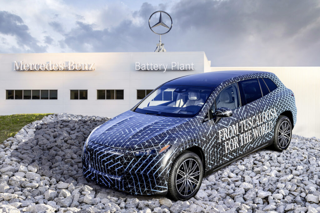 Pour Mercedes, la fabrication de la batterie représente la moitié des émissions de CO2 d'un modèle sur son cycle de vie. 