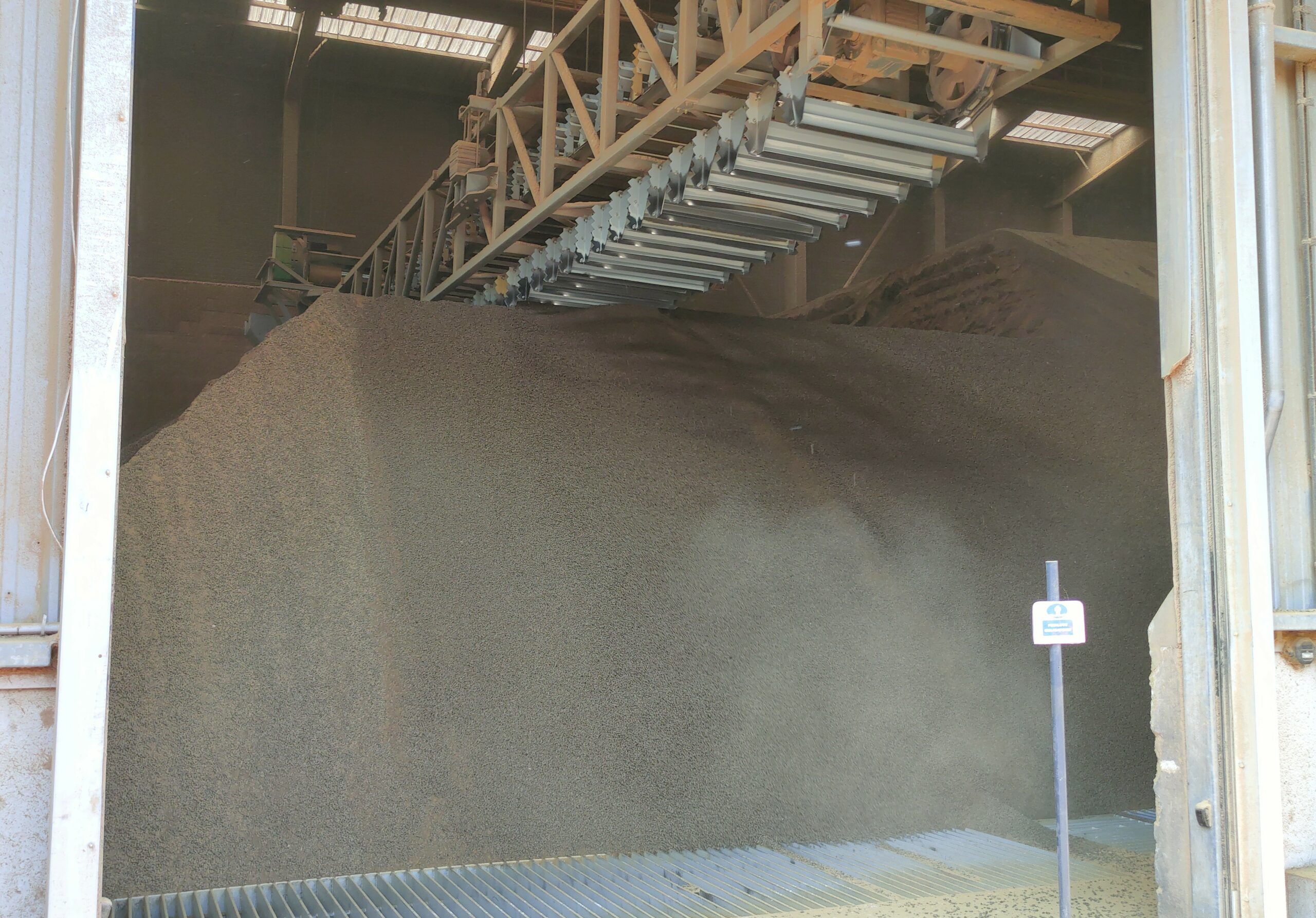 Un million de tonnes de graines de colza passent par Le Mériot chaque année.