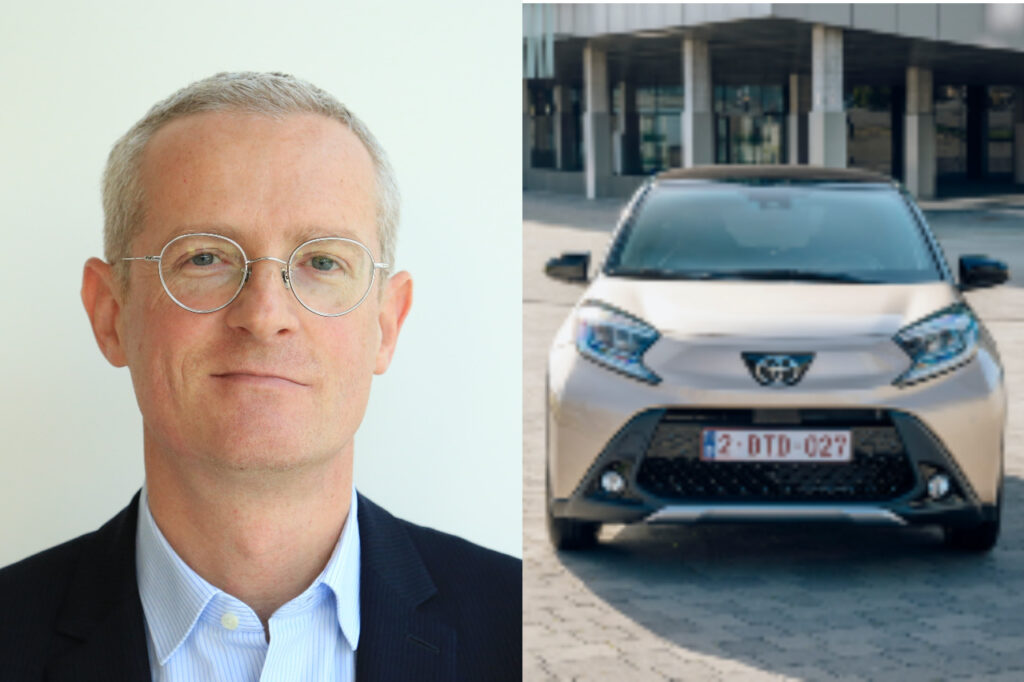 Ludovic Billiet, directeur de gamme A, B et voiture électrique chez Toyota Motor Europe. 
