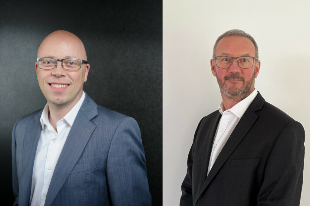 Jean-Louis Baffier et Graham Howell, respectivement directeur du revenu et directeur financier du groupe Imaweb. 
