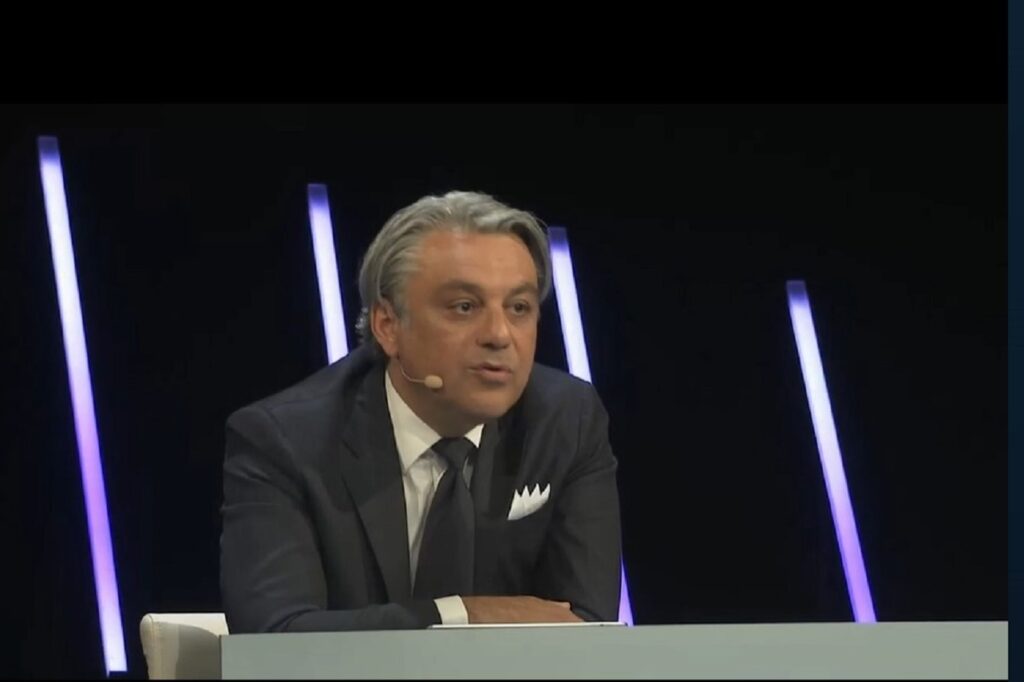 Luca de Meo, directeur général du groupe Renault, lors de l'assemblée générale des actionnaires 2022.