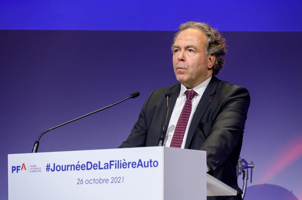 Luc Chatel, président de la Plateforme de l'Automobile (PFA). 