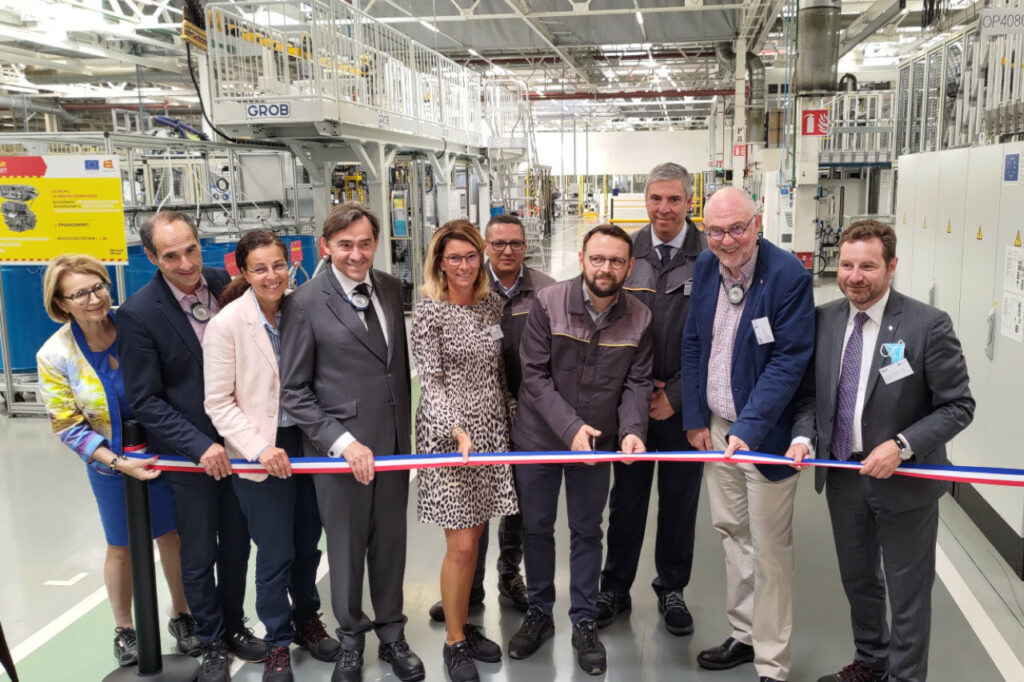 L'usine de Cléon a inauguré, le 5 juillet 2022, une nouvelle ligne de production de moteur électrique. 
