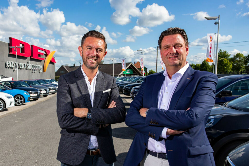 Jean-Charles Verbaere, président du groupe Verbaere et Joost Huys, fondateur de Dex Easy Car Shopping. 