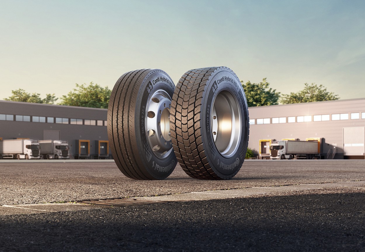 Continental a développé la nouvelle gamme de pneus Conti Hybrid Génération 5 pour répondre aux exigences du transport régional. ©Continental