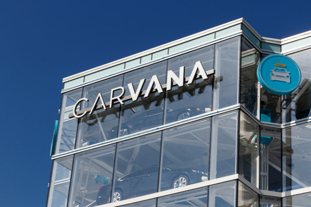 Carvana à la peine sur la place boursière