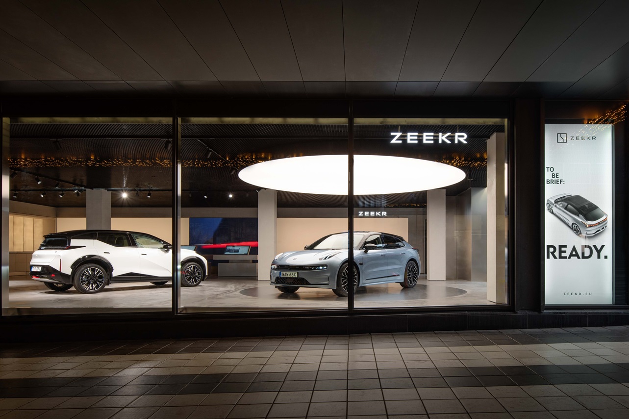 Zeekr ouvre son premier showroom en Europe à Stockholm