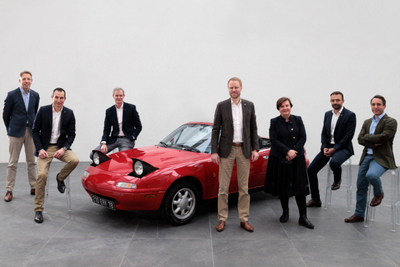 Laurent Thézée, Thomas Léonard, David Barrière et Karel Karsten composent la nouvelle direction de Mazda France