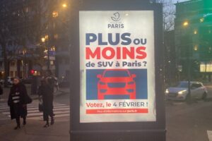 Xavier Horent (Mobilians) dénonce la votation anti-SUV à Paris