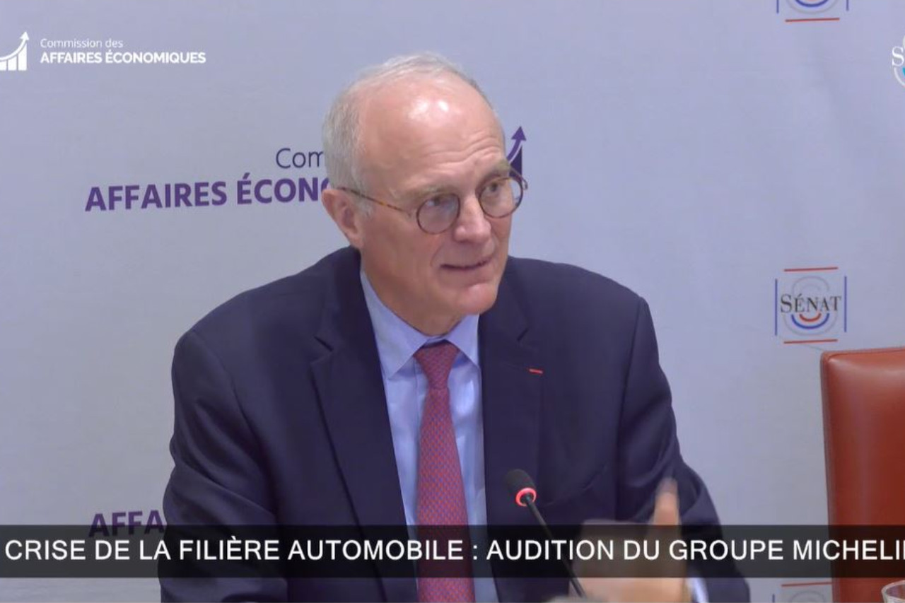 Michelin Florent Menegaux commission des affaires économiques du Sénat le 22 janvier 2025