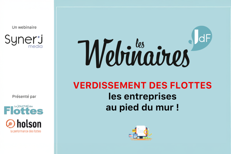 Les Webinaires du JDF - Verdissement des flottes : les entreprises au pied du mur !