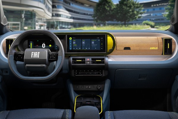 essai fiat grande panda mhev interieur