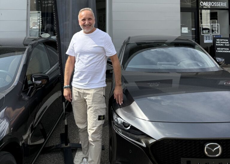 Richard Drevet se lance avec Mazda