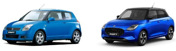 suzuki swift gen 1 et 4