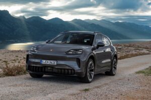 Porsche en zone de turbulences