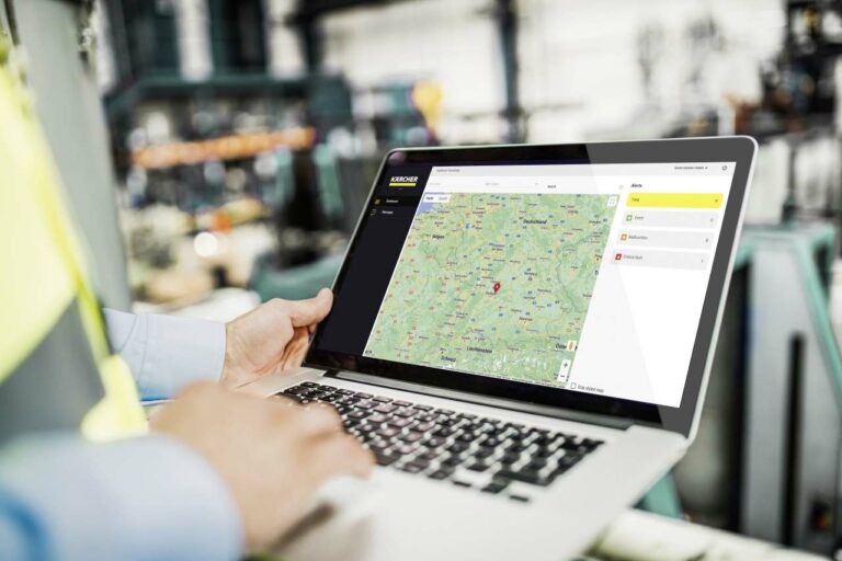 Kärcher supervise à distance