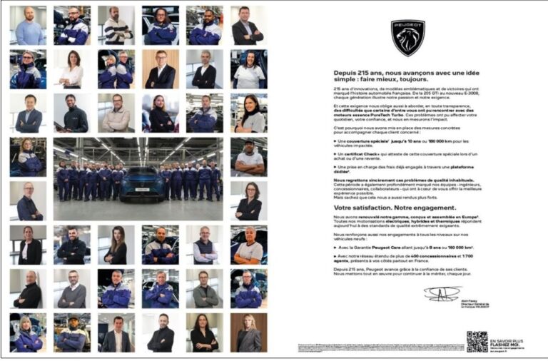 Crise des moteurs PureTech : Peugeot réécrit sa stratégie de communication