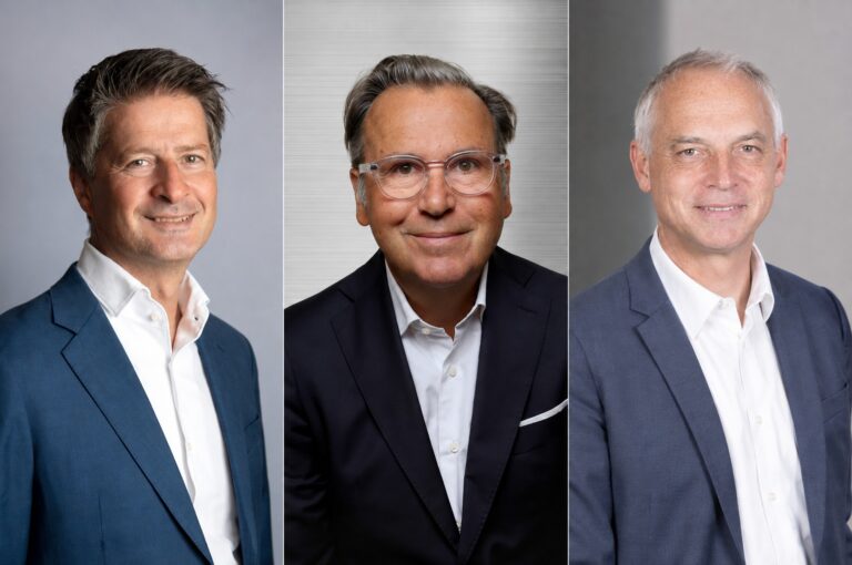 Xavier Chardon, Arnaud Belloni et Xavier Peugeot