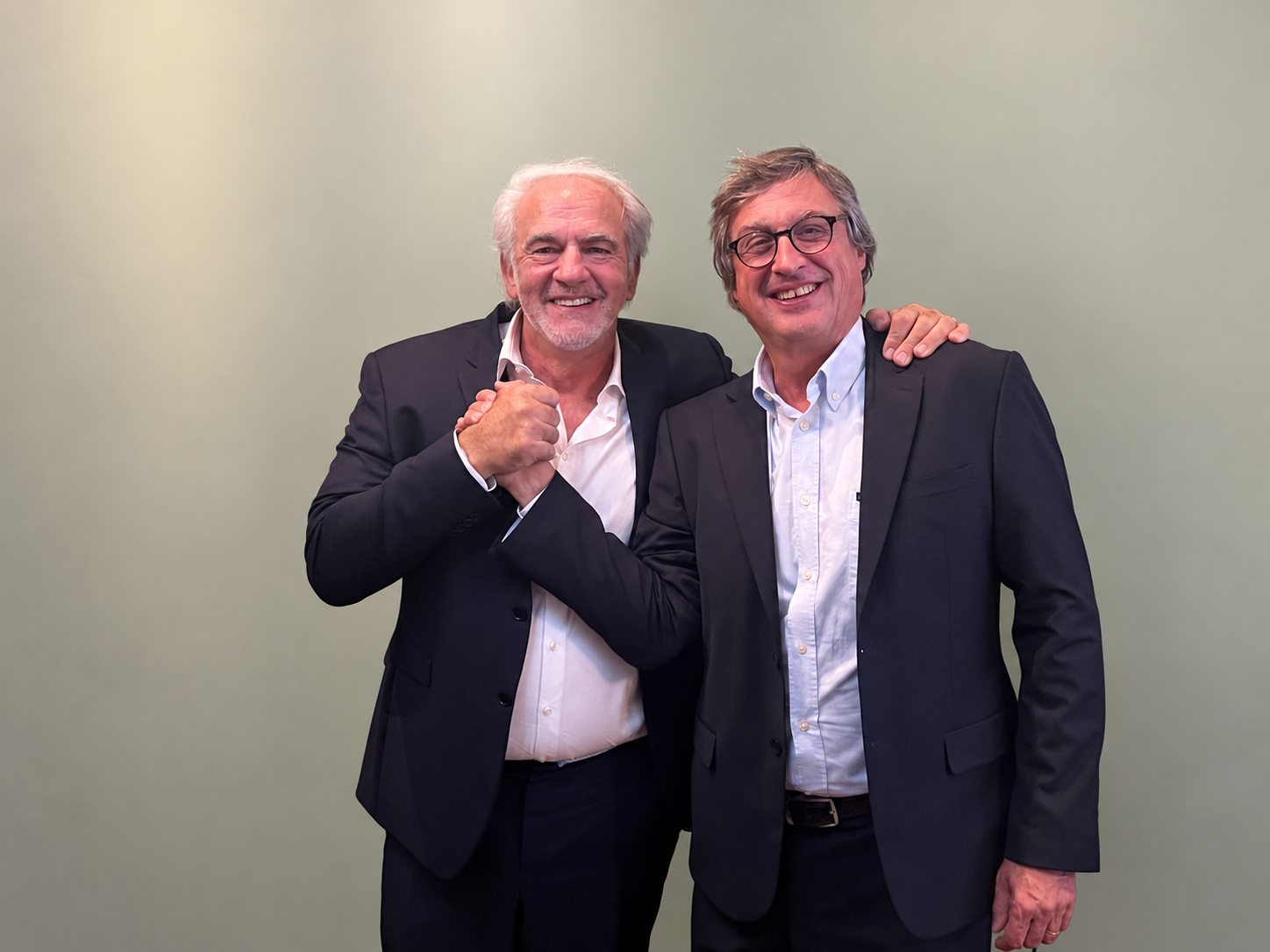 Dirigeants de la Macif et de Cosmobilis pour le lancement de Macif Projet Auto