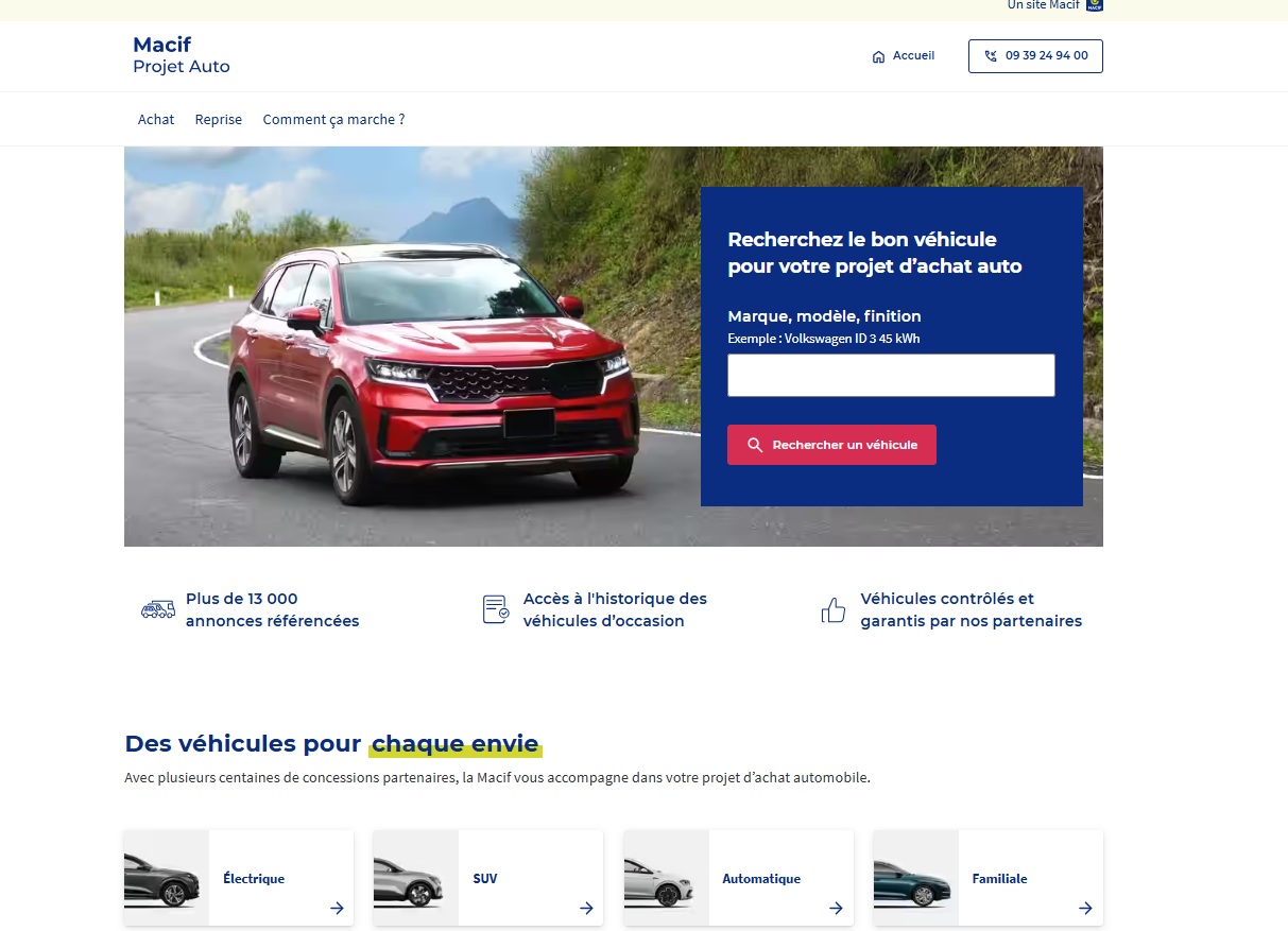 Macif projet auto