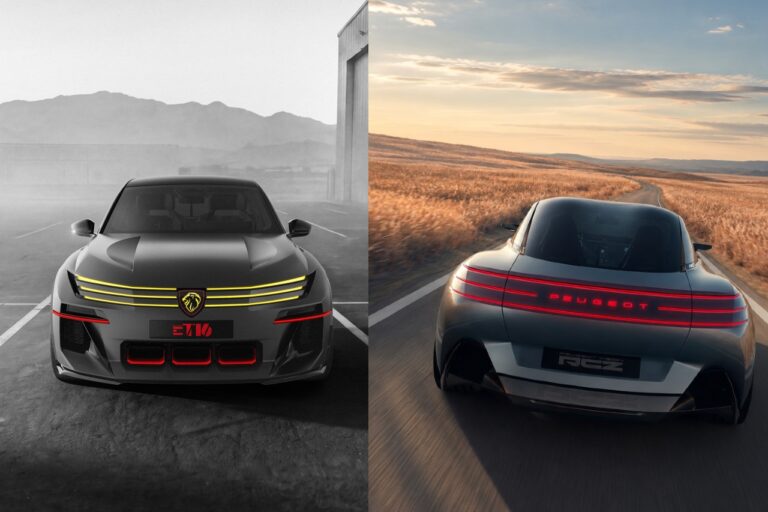 Peugeot E-T16 et RCZ Vision : deux concepts pour explorer la sportivité électrique