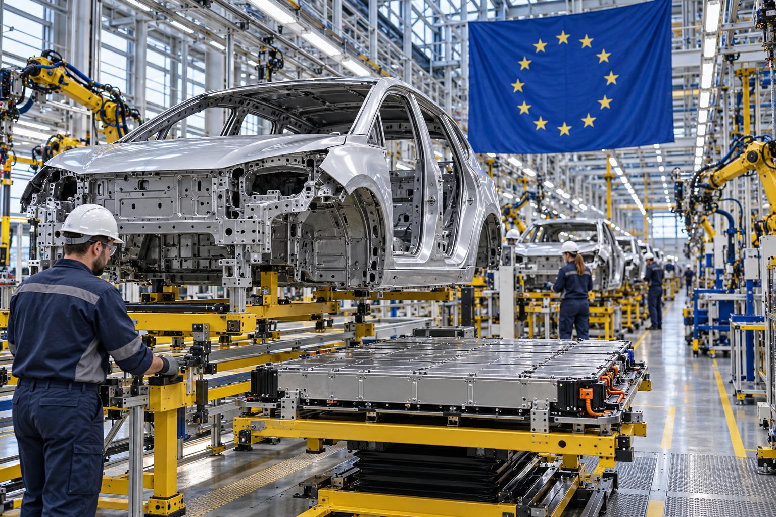 accord-franco-allemand-usine-voitures-electriques-europe