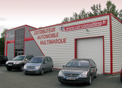 La société Car Consulting s’appuie à ce jour sur trois points de vente : 
Héric (44), Poitiers (87) et Val-d’Izé (35).