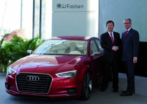 Audi ouvre une nouvelle usine en Chine