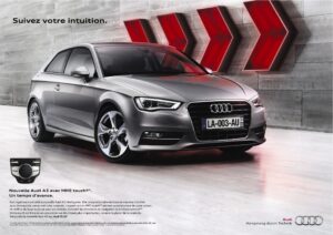 Audi A3 joue sur le temps