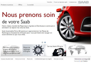 Saab Auto Parts crée une filiale France