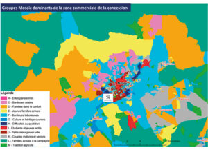 Analyse de la zone de chalandise des Grands Garages du Gard à Nîmes