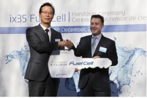 Le Hyundai ix35 Fuel Cell immatriculé en France