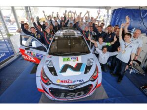 WRC : premier podium pour Hyundai